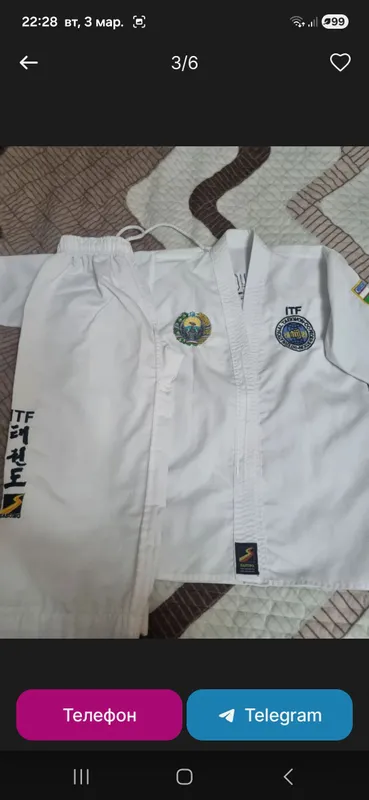 Taekvondo uchun kimono 5 Taekvondo uchun kimono 5