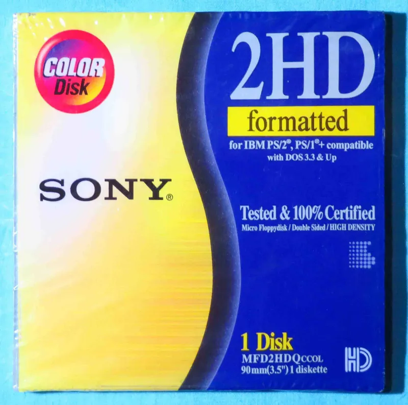 Флоппи диски Imation 2HD IBM 1.44Mb новые
