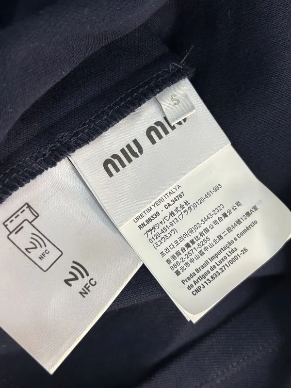 Miu Miu Navy-Blue Polo — фото 5