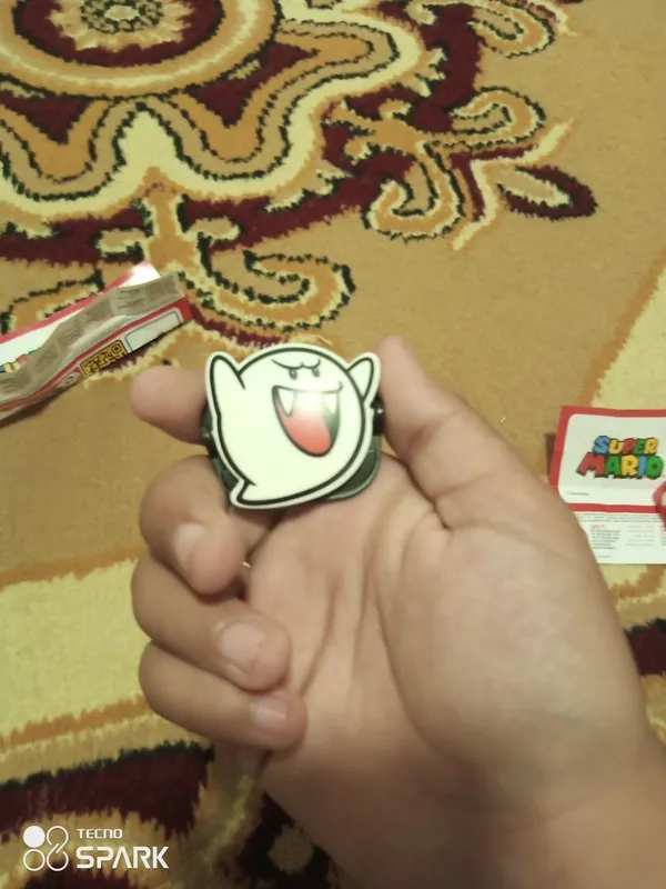Буу аксессуар зажим для книги из коллекции kinder joy super mario 2 Буу аксессуар зажим для книги из коллекции kinder joy super mario 2