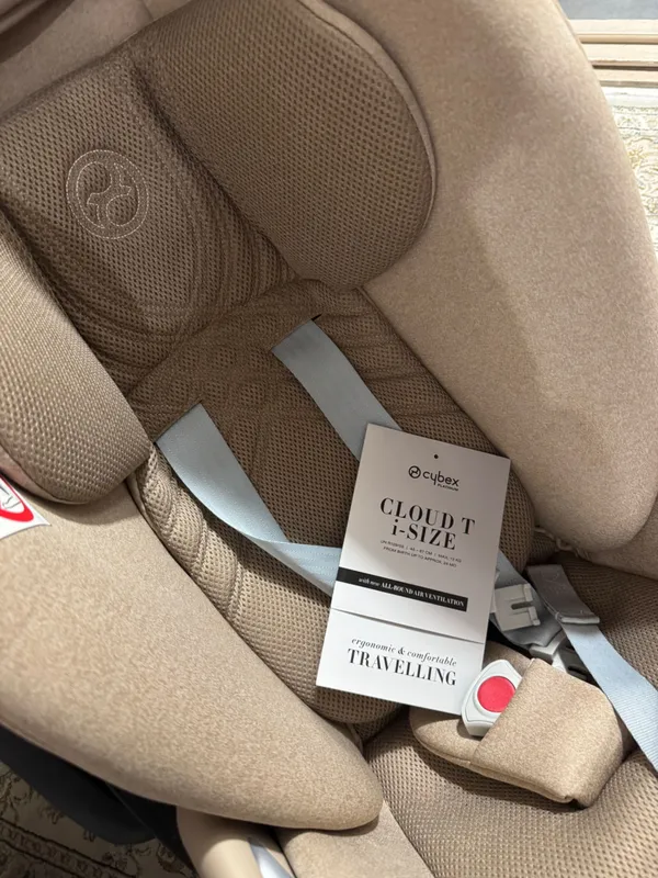 Детское автокресло Cybex Cloud T i-size PLUS cozy beige — фото 2