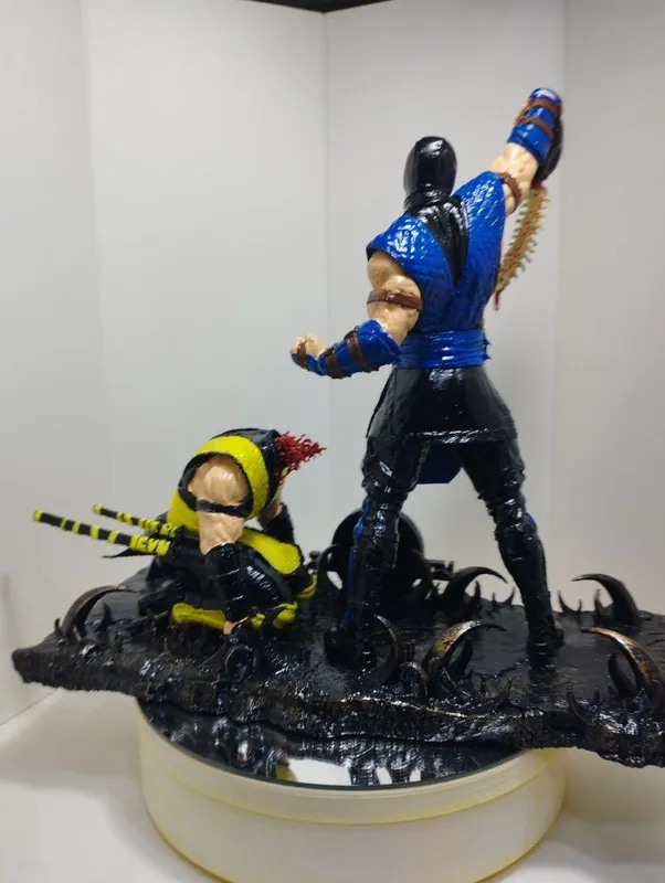 Диорама Mortal Kombat "Sub-Zero VS Scorpion" — фото 3