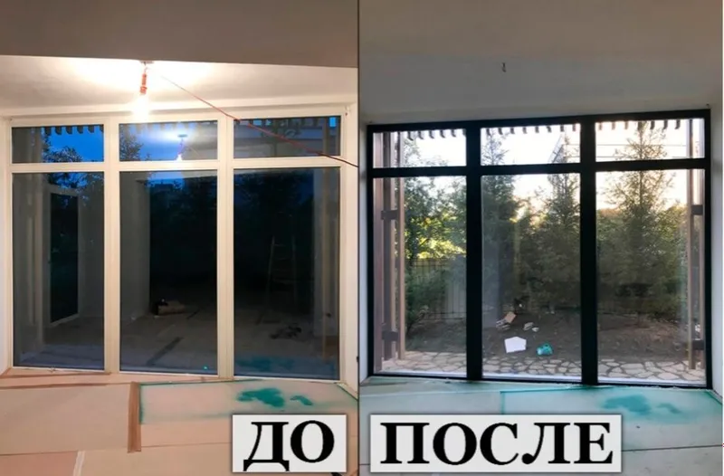 Дует из окна ремонт краска — фото 1