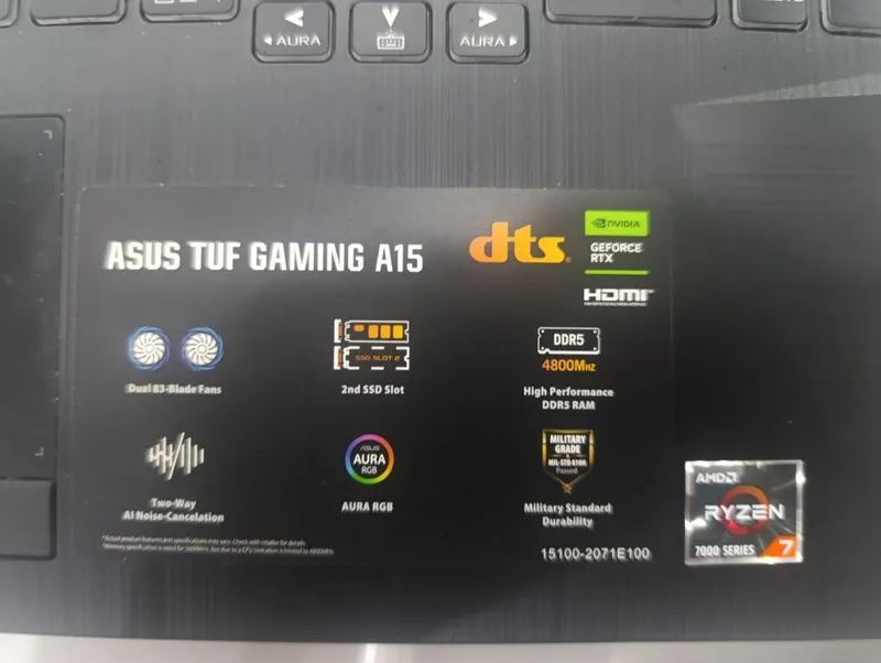 Asus Tuf Gaming A15 4 Asus Tuf Gaming A15 4