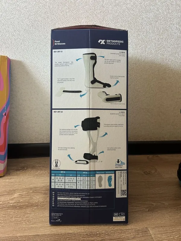 Ортопедический Air Walking Boot 453A / Фиксатор для ноги / Ортез 3