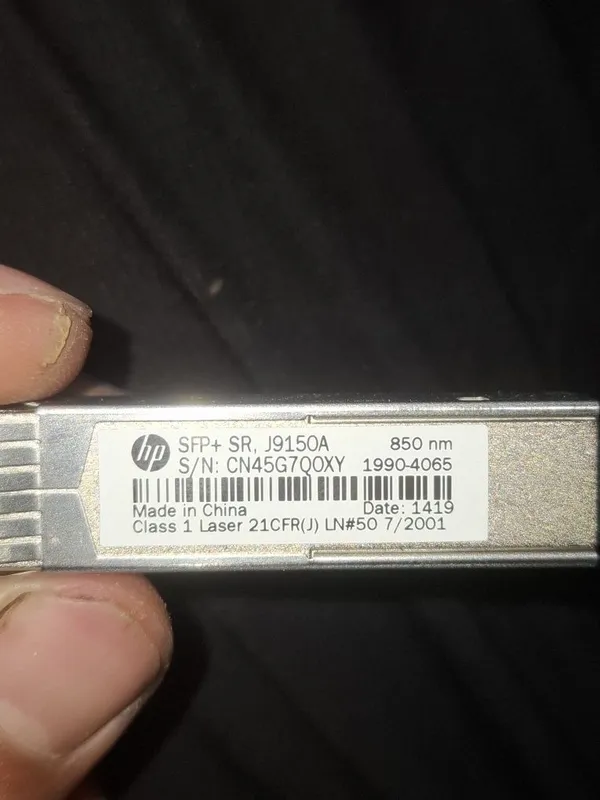 HP J9150A SFP+ SR 10G оптический модуль 2 HP J9150A SFP+ SR 10G оптический модуль 2