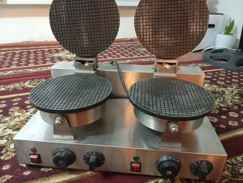 Muzqaymoq uchun vafli pishirgich