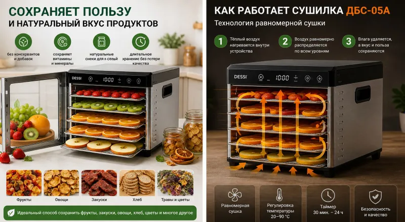Дегидратор (сушилка для фруктов) 3 Дегидратор (сушилка для фруктов) 3