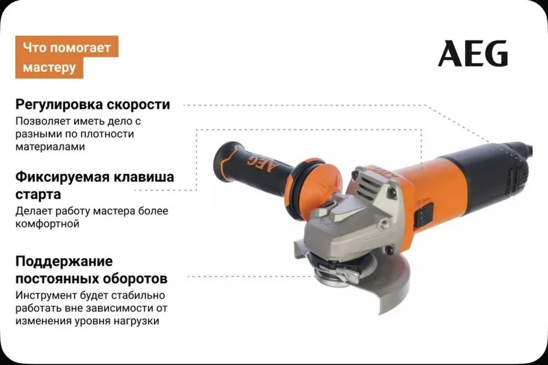Болгарка AEG WS13-125SXE 2