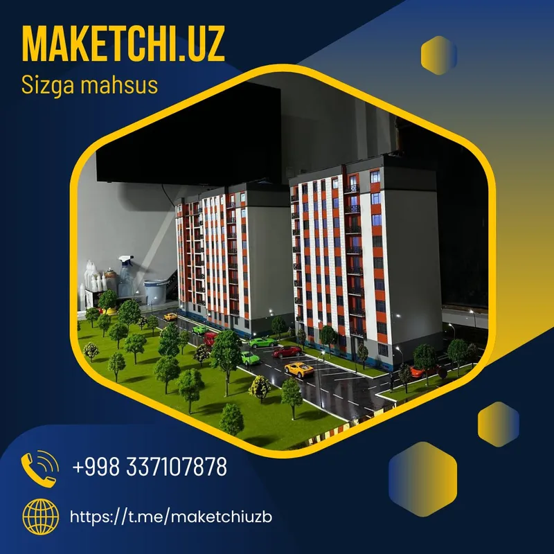 MakeT Dekorativ model Smart Макет 3D proektlash 9