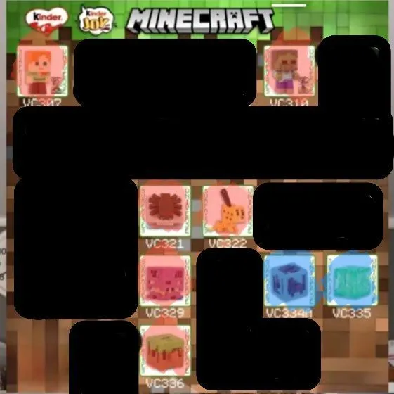 Обменяю или продам игрушки Kinder Minecraft