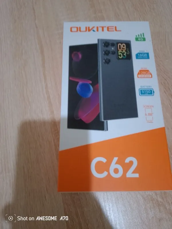 Oukitel c62 128,8GB xotira 20w li quvvatlagich qoʻshimchasiga 2 choxol 1