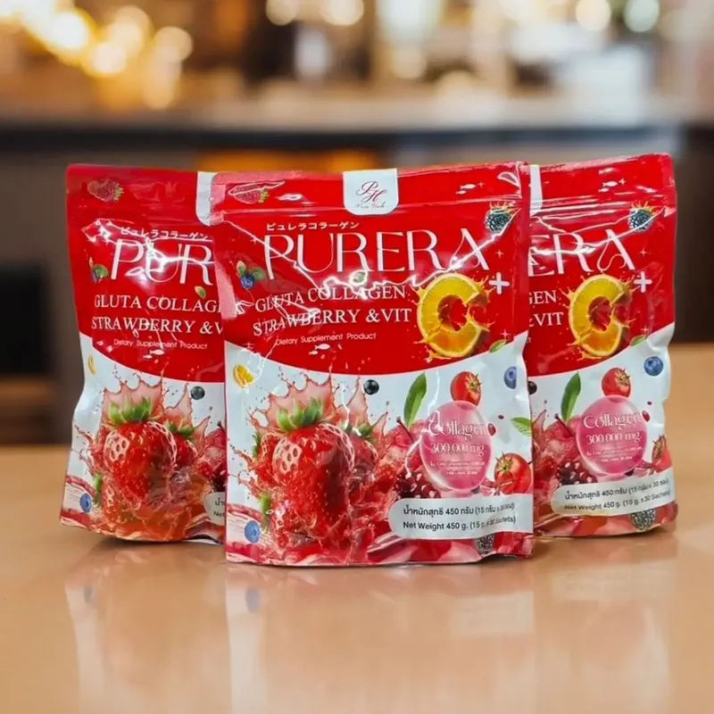 GLUTA COLLAGEN STRAWBERRY & VIT 30 SACHETS