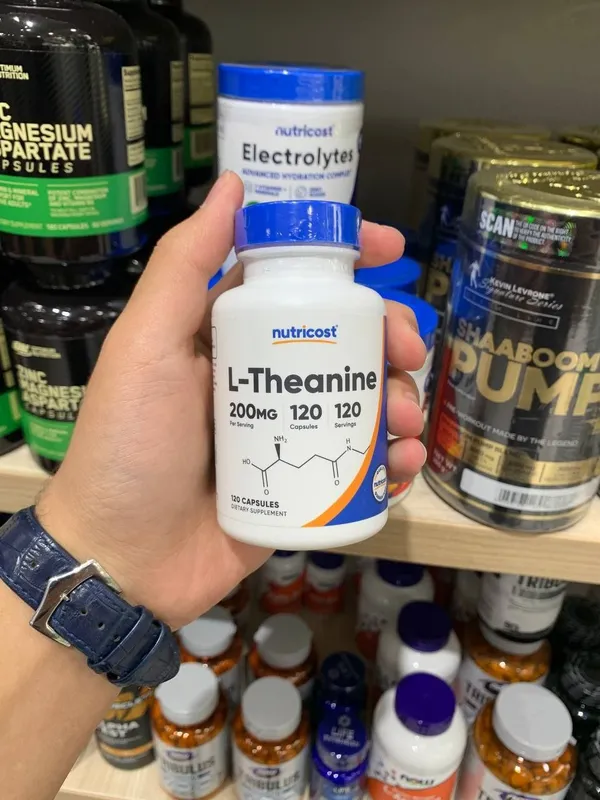 Nutricost L-Theanine (200 mg, 120 kapsula)
