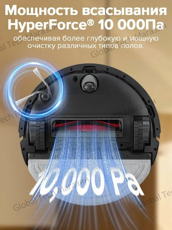 Робот-пылесос roborock S8 Pro+ Черный (RU Версия), Двойная система защ — фото 2