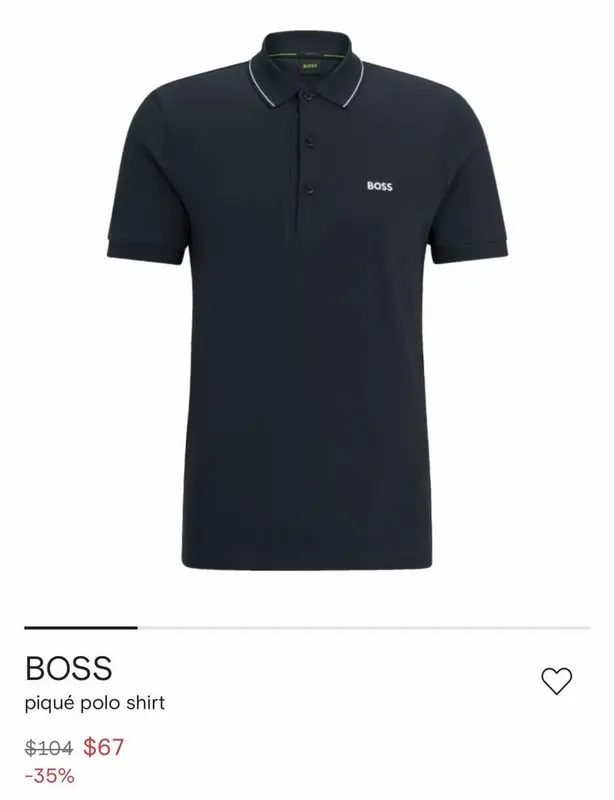 Hugo Boss Polo Original XXXL Қора, Оригинал, Янги, Италиядан, Босс
