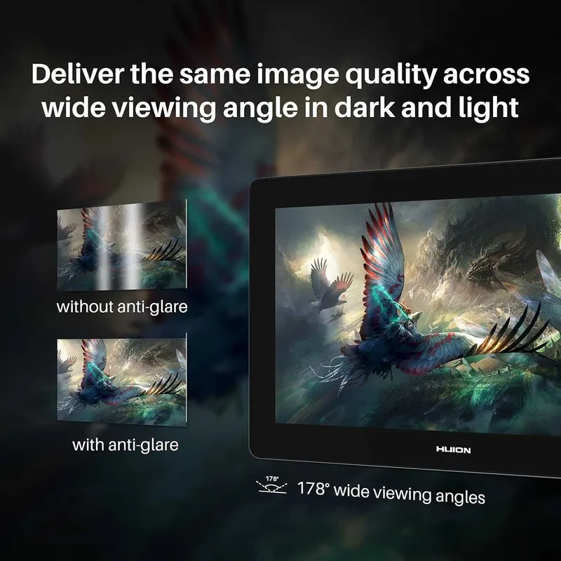 Графический планшет с экраном HUION KAMVAS Pro 16 Plus 4K UHD QLED 5 Графический планшет с экраном HUION KAMVAS Pro 16 Plus 4K UHD QLED 5