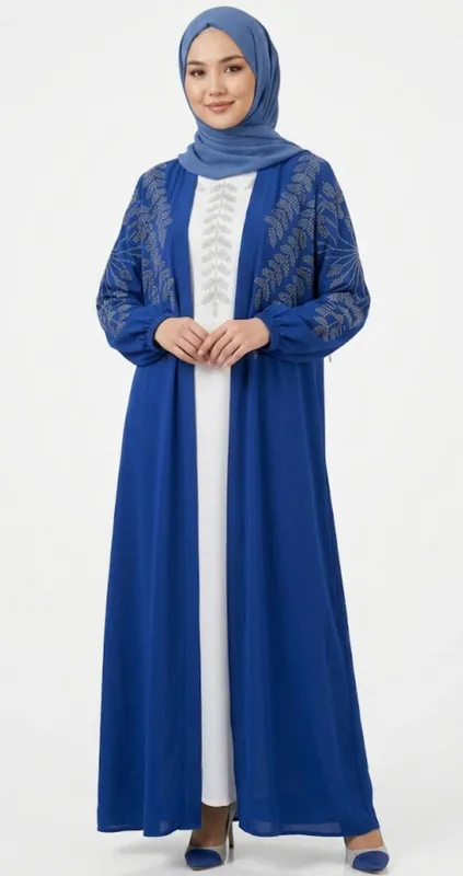Premium Dubay Abaya-Kaftan "Dvoyka" Libosi Sotilad