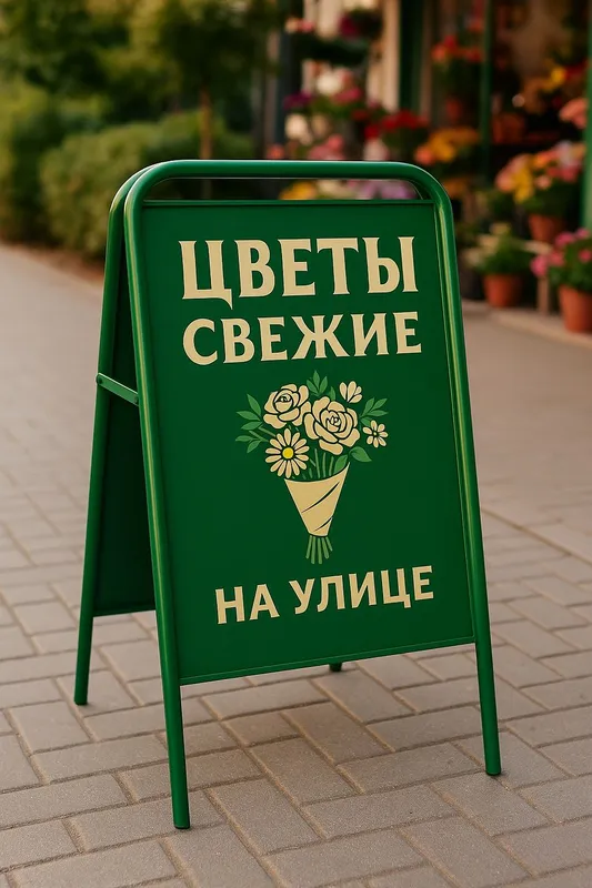 Металлические и деревянные штендеры на заказ | Лазерная резка и печать — фото 2