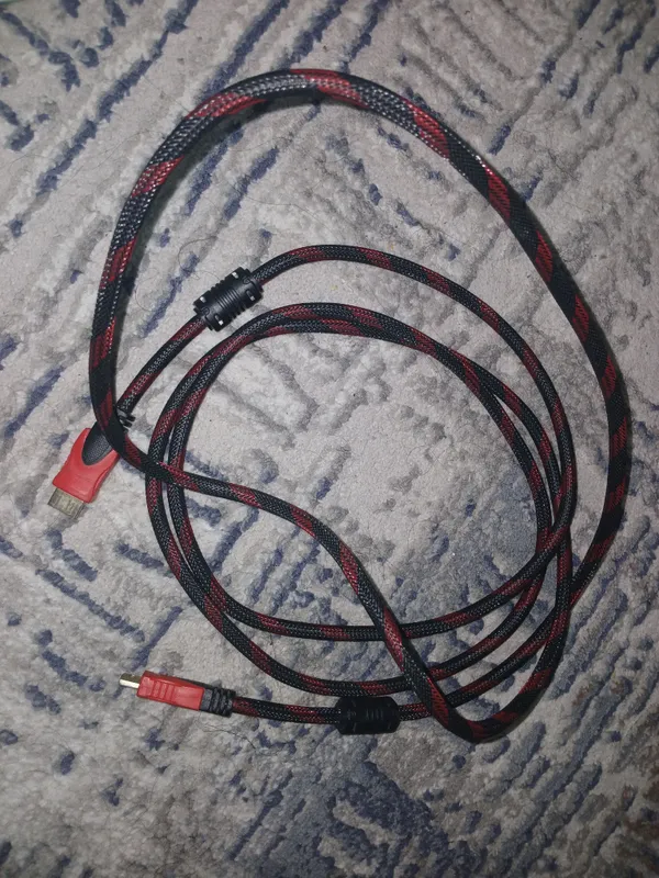Новый HDMI кабель 2.5м в оплетке с фильтрами