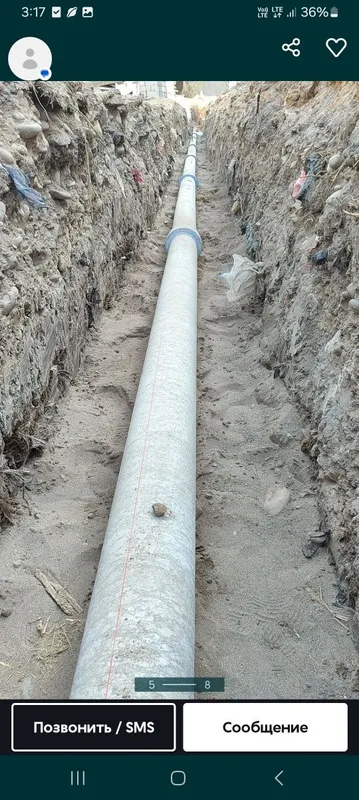 Kanalizatsiya vodapiravot transha qazish ishlarini qilamiz — фото 7