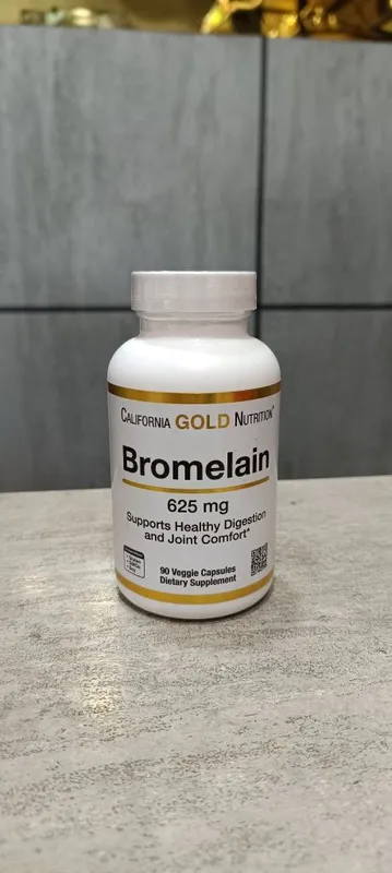 California gold nutrition bromelain 625 mg 90 veg caps California gold nutrition bromelain 625 mg 90 veg caps