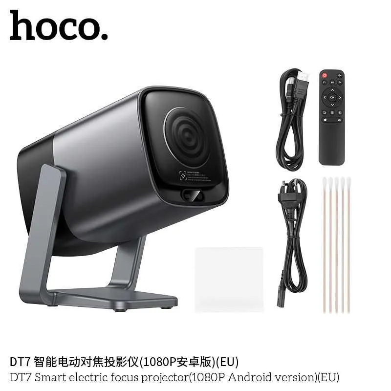 Hoco DT7 Смарт-проектор с электрической фокусировкой (Android 1080P) — фото 6