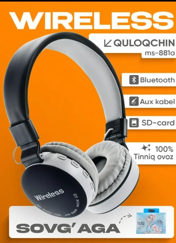 Simsiz naushnik Wireless Ms-881 4.3 (34