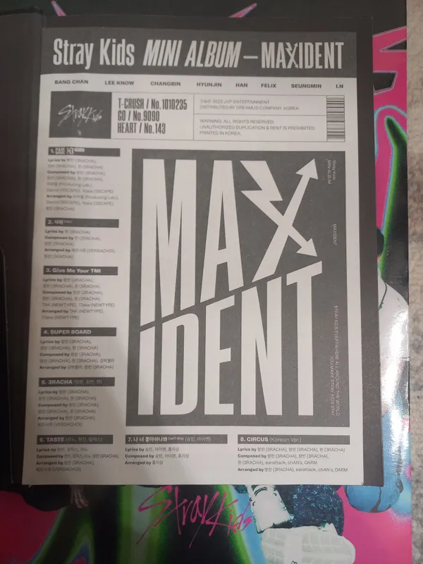 Альбом Stray kids Maxident 2 Альбом Stray kids Maxident 2