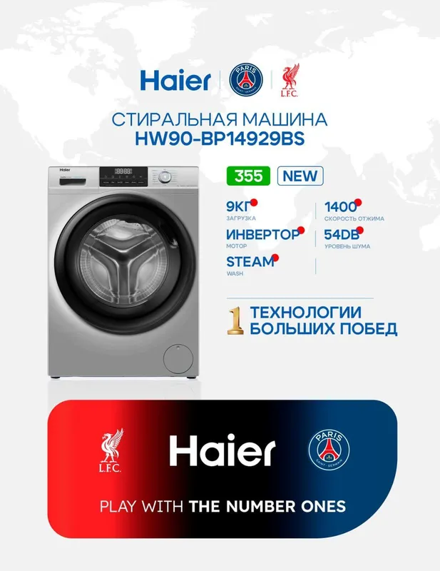 Стиральная машинка Haier 6-12 кг