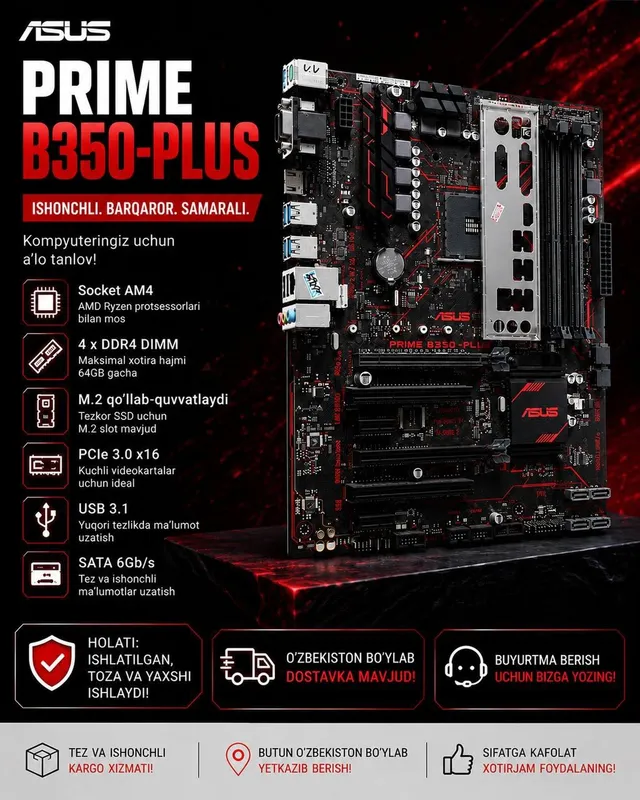 Asus Prime B350-Plus