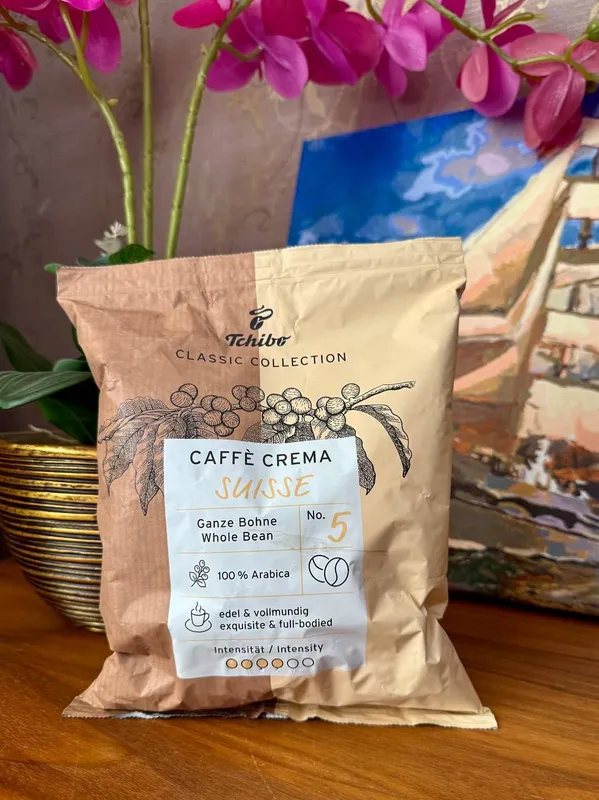 Tchibo Caffe Crema Suisse donli qahva 500 g 2 Tchibo Caffe Crema Suisse donli qahva 500 g 2