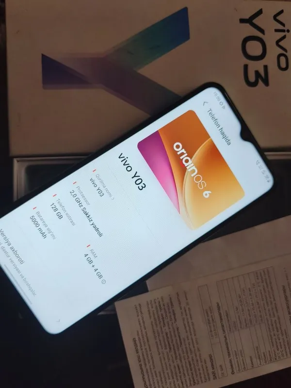 Vivo Y03 128+8Gb 2
