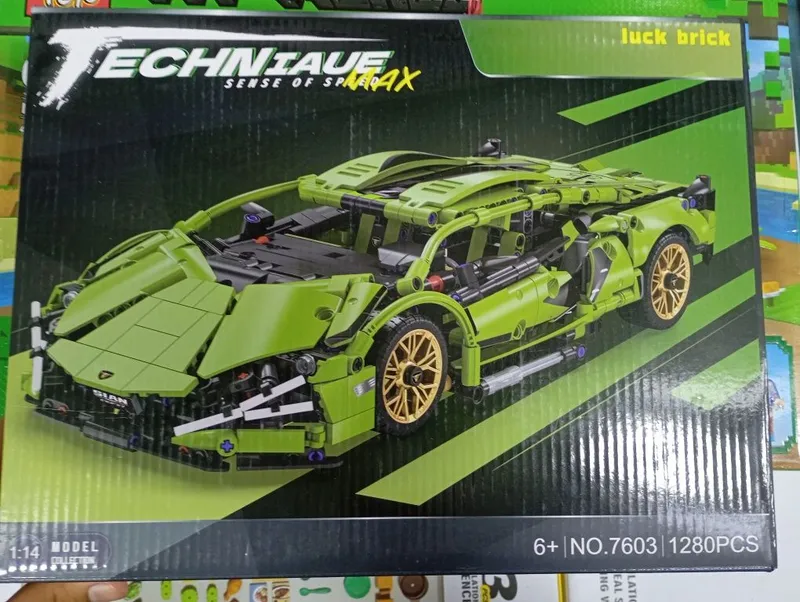 Konstruktor Lamborghini Sian Technic (1280 detal) / Yangi Lego analog 1
