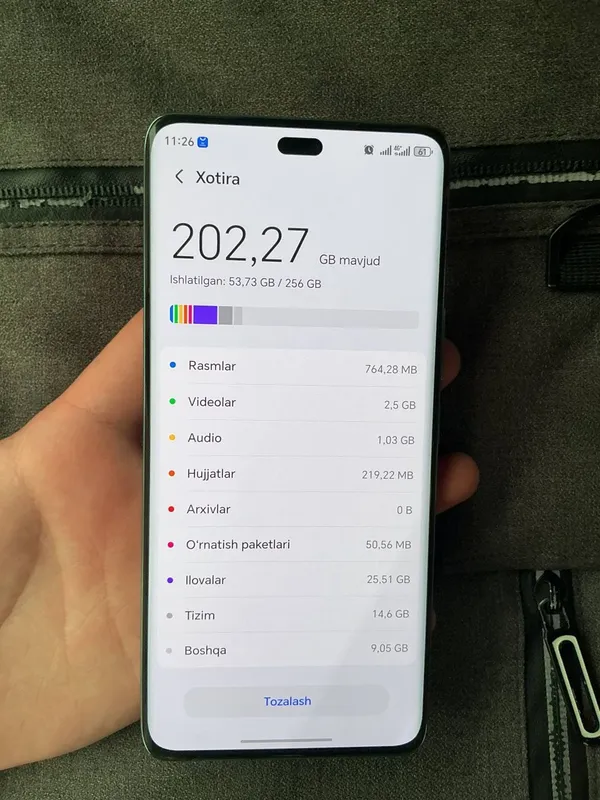 Honor 9C - 256 xotira 12 tezkor xotira