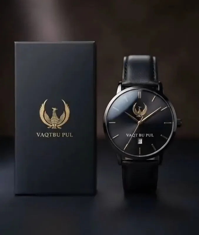 VAQT BU PUL qo‘l soati Metall zanglamaydigan po‘lat ko‘rinishida Yum — фото 3