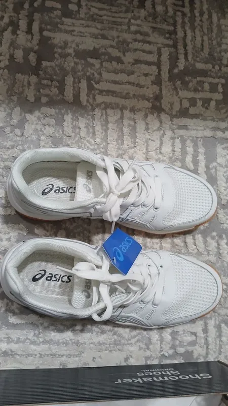 Кроссовки Asics Gel-Rocket 10 (Белые, дышащие)
