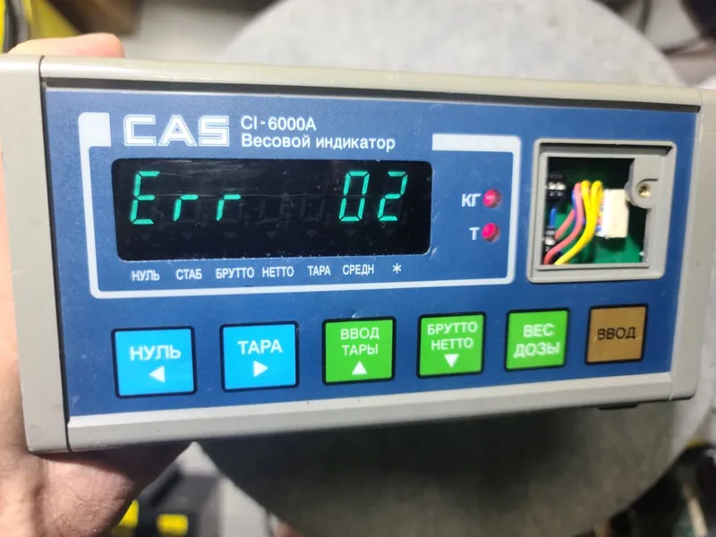 Для электрических весов, индикатор cas si-6000a — фото 2