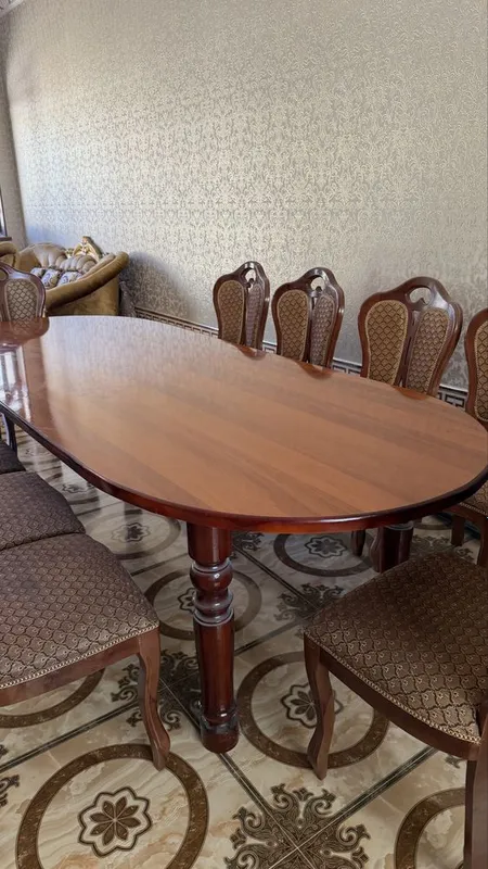 Stol stul mebel 12 kishilik | Стол и стулья на 12 человек 4 Stol stul mebel 12 kishilik | Стол и стулья на 12 человек 4