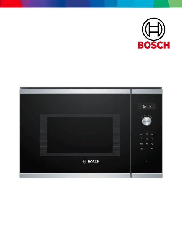 Серия 6 встроенная микроволновая печь 59 x 38 cm Нержавеющая сталь Bosch BFL554MS0
