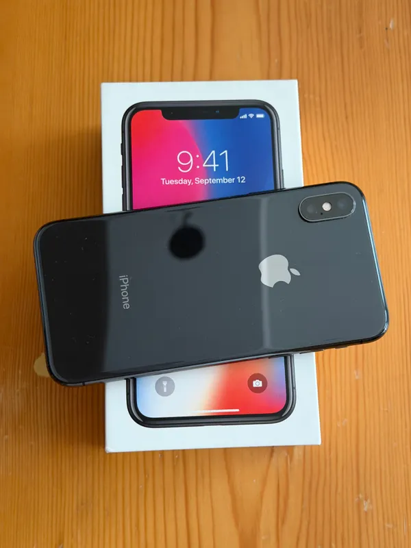 iPhone X, 256gb, чёрный. — фото 2