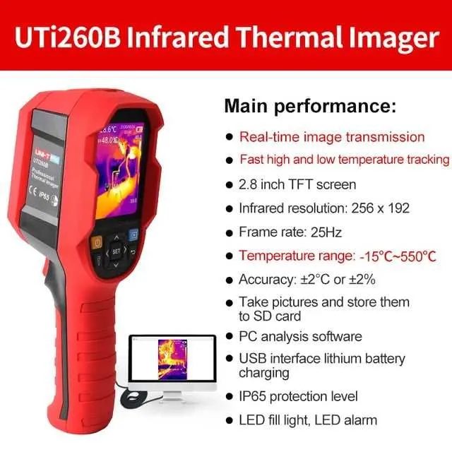 professional infrared termovizor UNI-T UTI260A 4 professional infrared termovizor UNI-T UTI260A 4