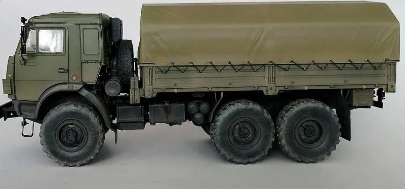 Сборная модель- КАМАЗ-5350 "МУСТАНГ". Масштаб 1:35 . ZVEZDA — фото 2