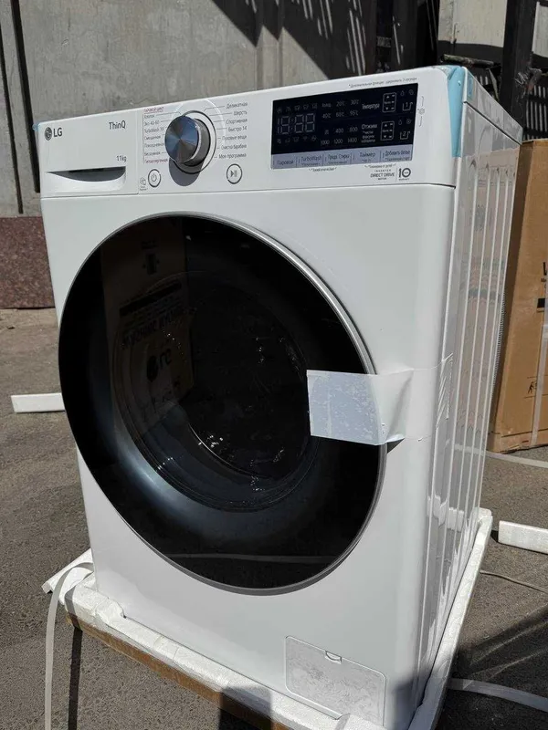 Стиральная машина LG 11 кг TW4V7EB1W AI DD TurboWash ThinQ ezDispense — фото 3