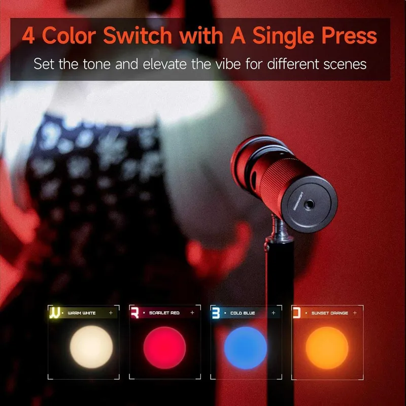 PHOTOOLEX Led RGB Spotlight — Фонарь Flashlight — фото 4