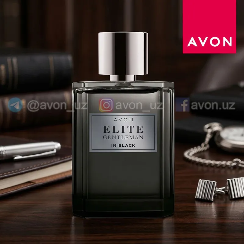 Elite gentleman in black