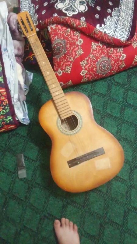 Arginal gitara lekin simi oʻzilgan 2tasi