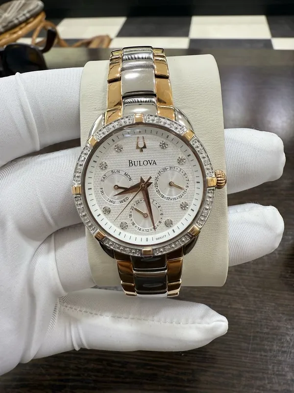 Женские Часы Bulova с бриллянтами — фото 6