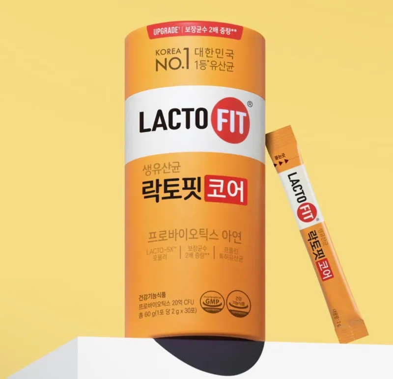 LACTOFIT Core deb nomlangan koreys probiotigi.