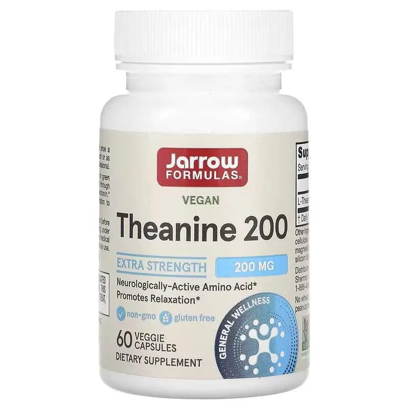 Jarrow Formulas Theanine 200 100 Theanine 200 теанин — фото 1